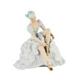 Porcelain figurine. Ballerina. Unterweissbach.Germany. 1950-1960s - photo 1