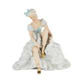 Porcelain figurine. Ballerina. Unterweissbach.Germany. 1950-1960s - фото 2