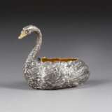 A SILVER SALT IN THE FORM OF A SWAN - Foto 1