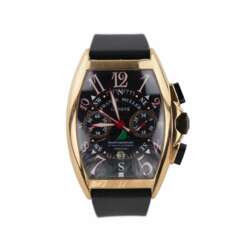 Gold wrist watch by Franck Muller. Master of Complications.