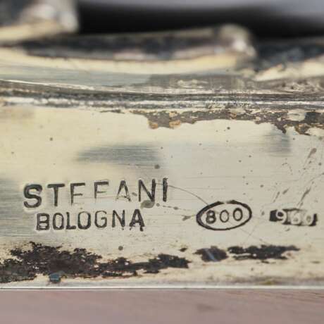 Stefani Bologna. Double silver photo frame in Baroque style. Italy 20th century. - photo 5