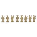 A beautiful set of Chinese ivory chess pieces. The turn of the 19th-20th centuries. - Foto 7