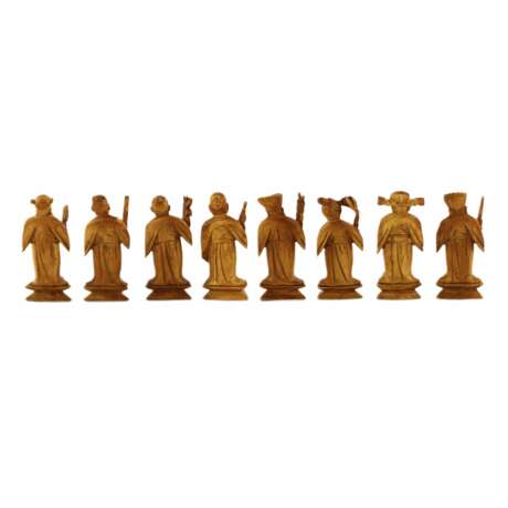 A beautiful set of Chinese ivory chess pieces. The turn of the 19th-20th centuries. - Foto 12