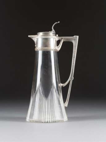 A FABERGÉ SILVER-MOUNTED CUT-GLASS DECANTER - photo 1