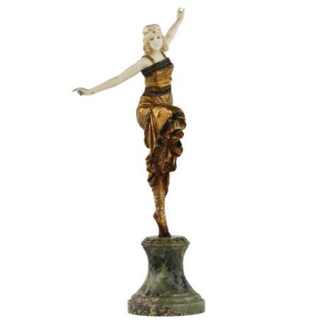 Bronze figure Russian dancer. Paul PHILIPPE 1920 - photo 1