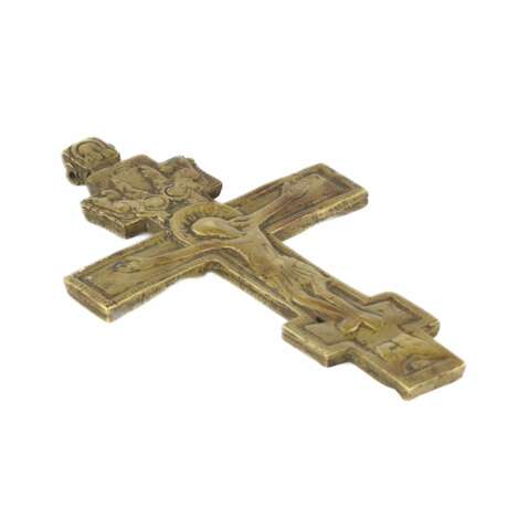 Bronze cross Crucifixion. 19th century. - Foto 2