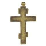 Bronze cross Crucifixion. 19th century. - Foto 3