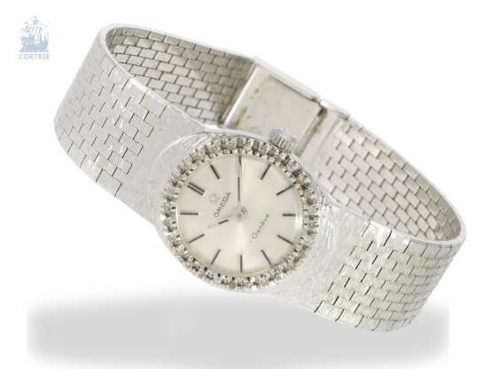 Armbanduhr: ehemals sehr teure Luxus-Damenuhr mit Diamantbesatz, Omega 70er Jahre - photo 1
