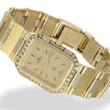 Armbanduhr: außergewöhnliche, goldene vintage Damenuhr der Marke "Anker" mit Diamantbesatz - photo 1