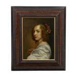 Girl with a pearl necklace Oak board 17th century - photo 1