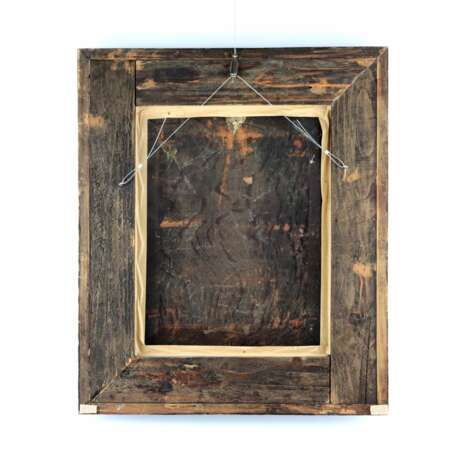 Девушка с жемчужным ожерельем Oak board 17th century г. - фото 5