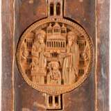 A FINELY CARVED WOOD ICON (PECTORAL ICON) - photo 1