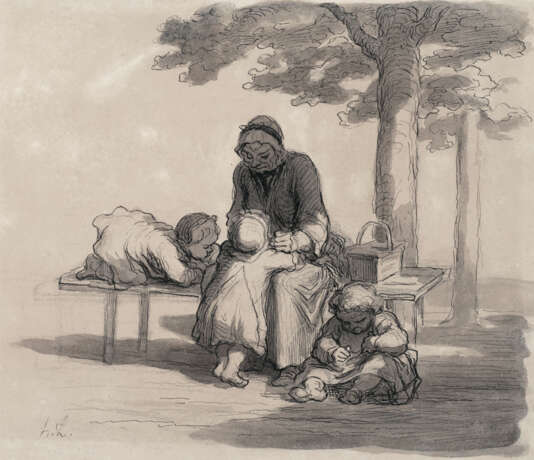 HONORE DAUMIER (1808-1879) - Foto 1