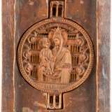 A FINELY CARVED WOOD ICON (PECTORAL ICON) - Foto 2