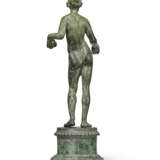 A ROMAN BRONZE AND SILVER VENUS - Foto 3