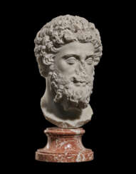 A ROMAN MARBLE PORTRAIT HEAD OF THE EMPEROR MARCUS AURELIUS