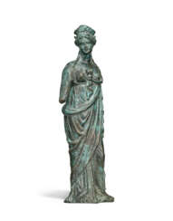 A ROMAN BRONZE ISIS-FORTUNA