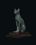 Africa. AN EGYPTIAN BRONZE CAT