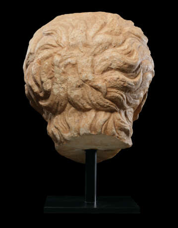 A ROMAN MARBLE PORTRAIT HEAD OF MENANDER - photo 4