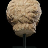 A ROMAN MARBLE PORTRAIT HEAD OF MENANDER - photo 4