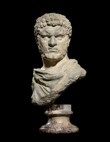 A ROMAN MARBLE PORTRAIT BUST OF THE EMPEROR CARACALLA - photo 2