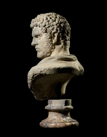 A ROMAN MARBLE PORTRAIT BUST OF THE EMPEROR CARACALLA - photo 4