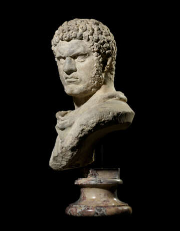 A ROMAN MARBLE PORTRAIT BUST OF THE EMPEROR CARACALLA - photo 6