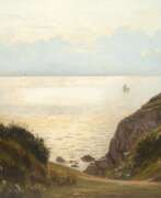 Aperçu. Künstler 20. Jh. &amp;quot;Seenlandschaft&amp;quot;, Öl/ Lw., unsign., 68x100 cm, Rahmen