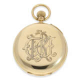 Taschenuhr: schwere englische Präzisionstaschenuhr im 18K Goldgehäuse mit Originalbox, königlicher Uhrmacher J.W. Benson No.146962, London1901 - photo 2