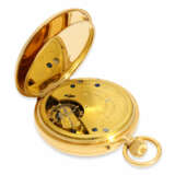 Taschenuhr: schwere englische Präzisionstaschenuhr im 18K Goldgehäuse mit Originalbox, königlicher Uhrmacher J.W. Benson No.146962, London1901 - Foto 4