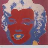 Warhol, Andy (1929-1987) "Marilyn Monroe", Siebdruck, 100/ 100, sign. u.r., Nachlaßstempel, 45x44 cm, hinter Glas und Rahmen - photo 1