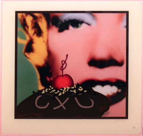 Heidner, St.? "Marilyn Monroe", Print/ Plexiglas beidseitig, 100x100 cm - photo 1