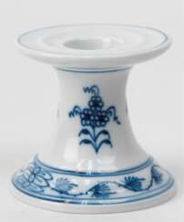 Meissen-Leuchter, 1-flammig, Zwiebelmuster, 1. Wahl, H. 6,5 cm