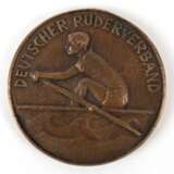 "Medaille für besondere Dienste- Deutscher Ruderverband", Bronze, Dm. 6,5 cm, im Etui - photo 1