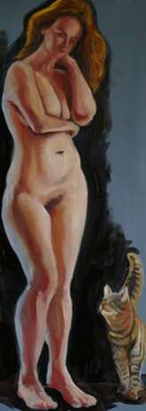 Jung Axel Peinture nue Huile sur toile 21e si&egrave;cle oil painting 21th century - Foto 2