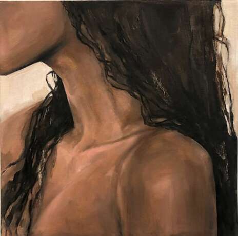  Meryem Tayganskaya Peinture nue Huile sur toile 21e si&egrave;cle oil painting 21th century - Foto 1