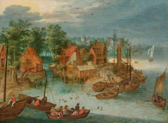 ÉCOLE FLAMANDE DU XVIIe SIÈCLE, ENTOURAGE DE JAN BRUEGHEL LE JEUNE - photo 1