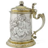 TANKARD ALLEMAND EN ARGENT ET VERMEIL - photo 1