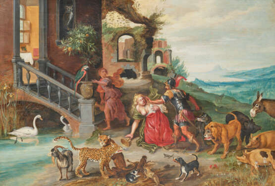 ÉCOLE FLAMANDE DU XVIIe SIÈCLE, ENTOURAGE DE JAN BRUEGHEL LE JEUNE - photo 1