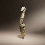 A LARGE JADE SECTIONED `DRAGON` BELT HOOK - photo 1