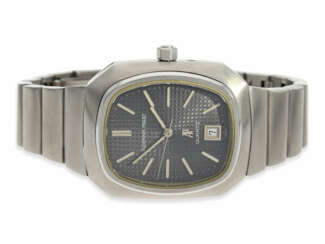 Watch: vintage rare, "Beta 21" Audemars Piguet in the rare Version with the original steel band, No. 100062/153574, CA. 1980