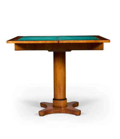 A NORTH EUROPEAN FRUITWOOD AND EBONIZED GAMES TABLE - photo 3