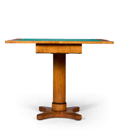 A NORTH EUROPEAN FRUITWOOD AND EBONIZED GAMES TABLE - photo 6