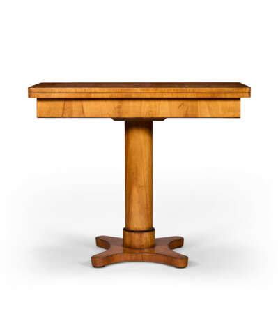 A NORTH EUROPEAN FRUITWOOD AND EBONIZED GAMES TABLE - photo 9