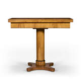 A NORTH EUROPEAN FRUITWOOD AND EBONIZED GAMES TABLE - photo 9