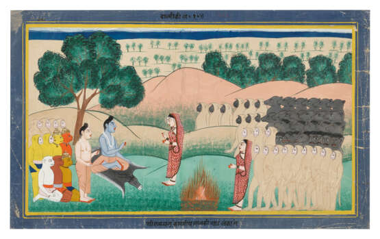 TWO ILLUSTRATIONS FROM A RAMAYANA SERIES - photo 2