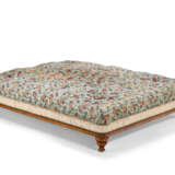 A LARGE BUTTON-TUFTED OTTOMAN - photo 1