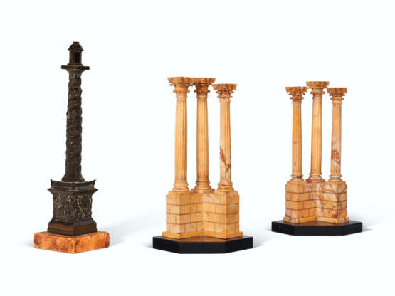 AN ASSEMBLED GROUP OF GRAND TOUR MODELS OF COLUMNS - фото 1