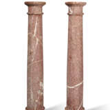 A PAIR OF RED CIPOLLINO MARBLE COLUMNS - photo 3