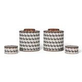 A GROUP OF THREE FRENCH CLOISONNE CANISTERS - photo 3